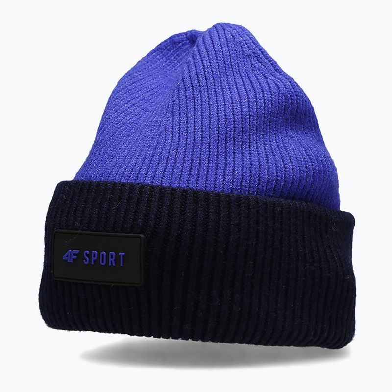 Kinder-Wintermütze 4F navy blau und schwarz HJZ22-JCAM004 6