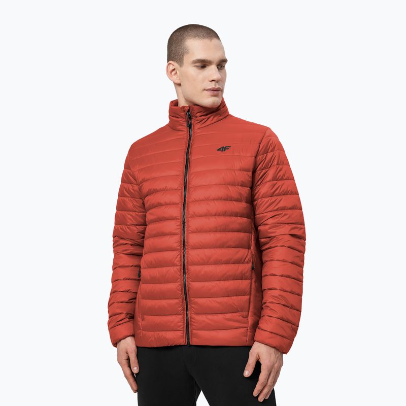 Herren 4F Daunenjacke rot H4Z22-KUMP003