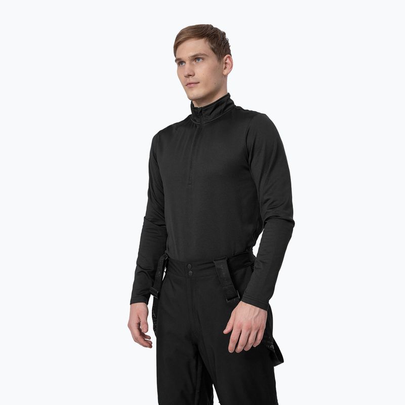 Herren 4F Thermo-T-Shirt schwarz H4Z22-BIMD030