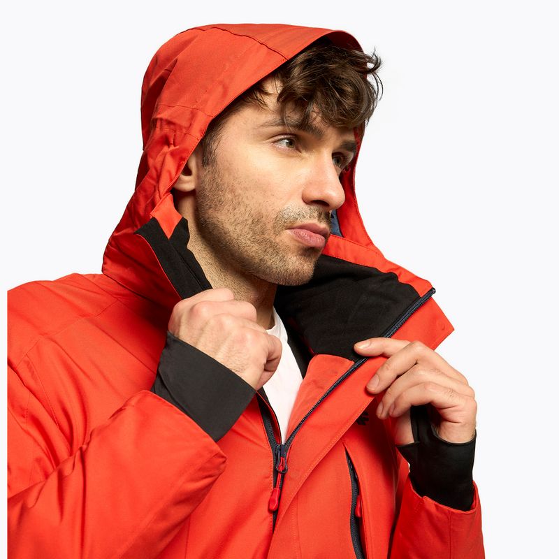 Herren 4F Skijacke rot H4Z22-KUMN004 4