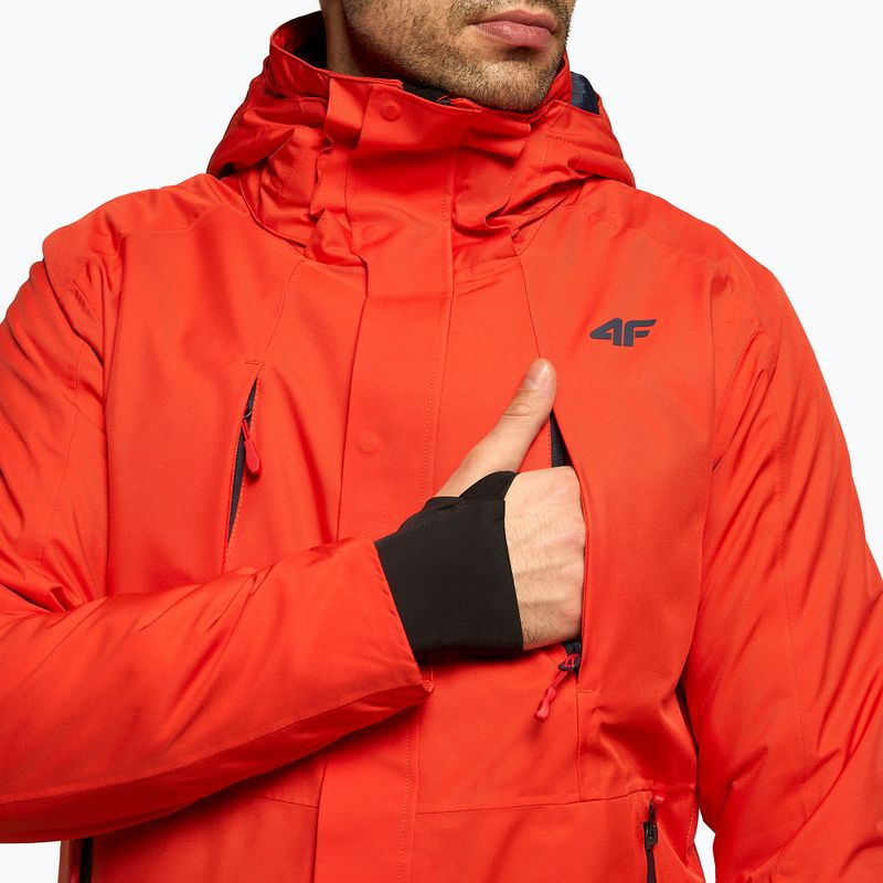 Herren 4F Skijacke rot H4Z22-KUMN004 5
