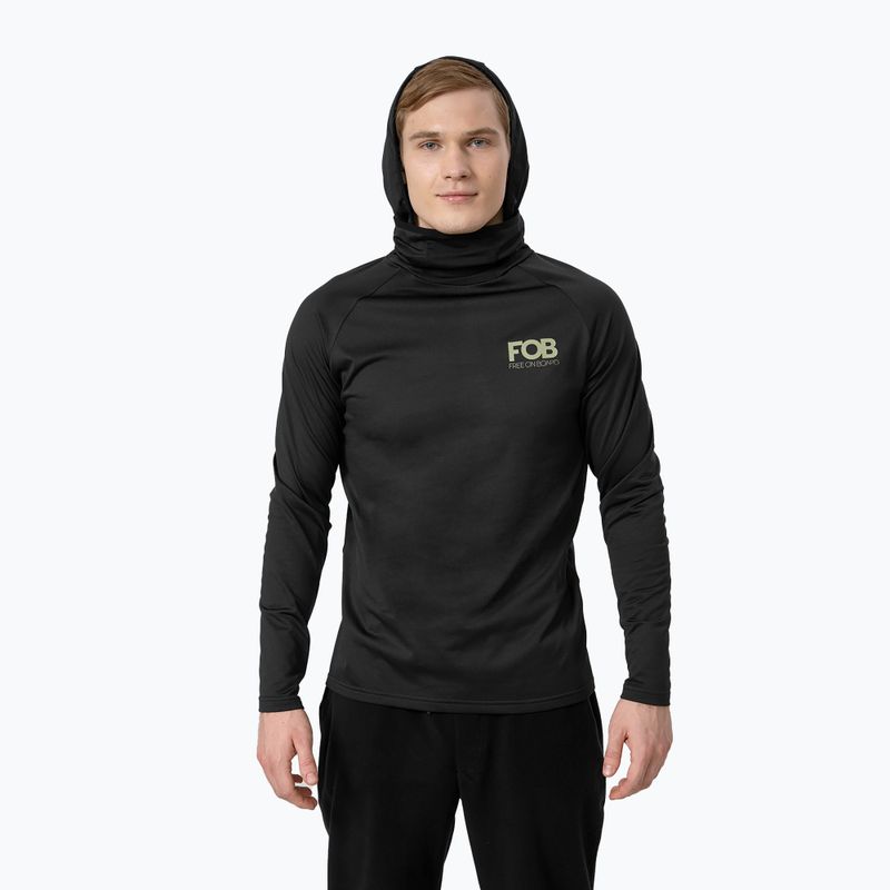 Herren 4F Thermo-T-Shirt schwarz H4Z22-BIMD034