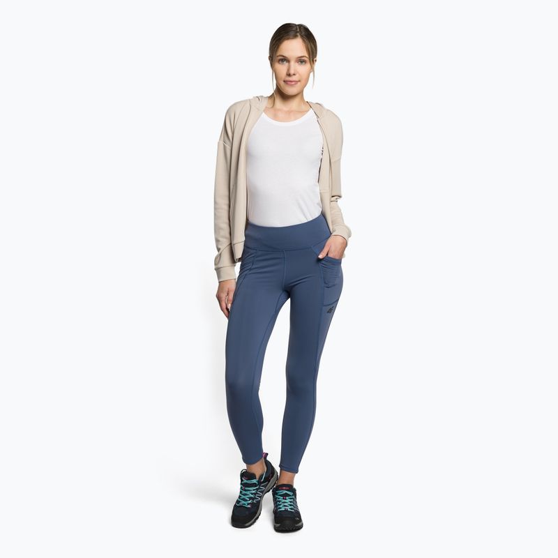 Damen-Trekkinghose 4F grau H4Z22-SPDTR060 2