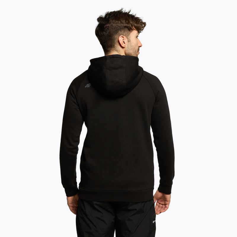 Herren Snowboard-Sweatshirt 4F BLM021 schwarz H4Z22-BLM021 3