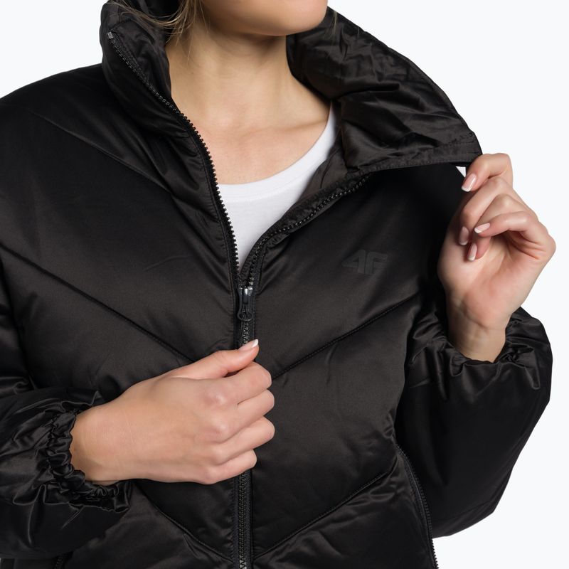 Damen Daunenjacke 4F schwarz H4Z22-KUDP019 6