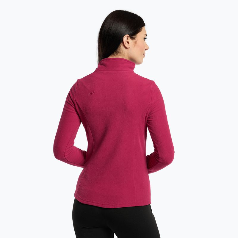 Damen-Ski-Sweatshirt 4F BIDP010 Fleece rosa H4Z22-BIDP010 3