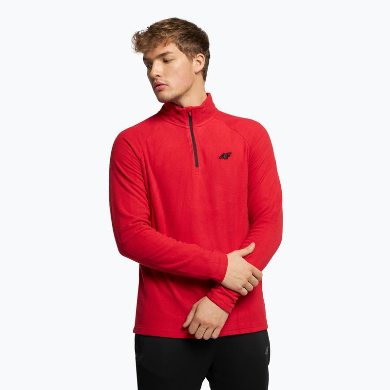Herren 4F BIMP010 Fleece-Ski-Sweatshirt rot H4Z22-BIMP010