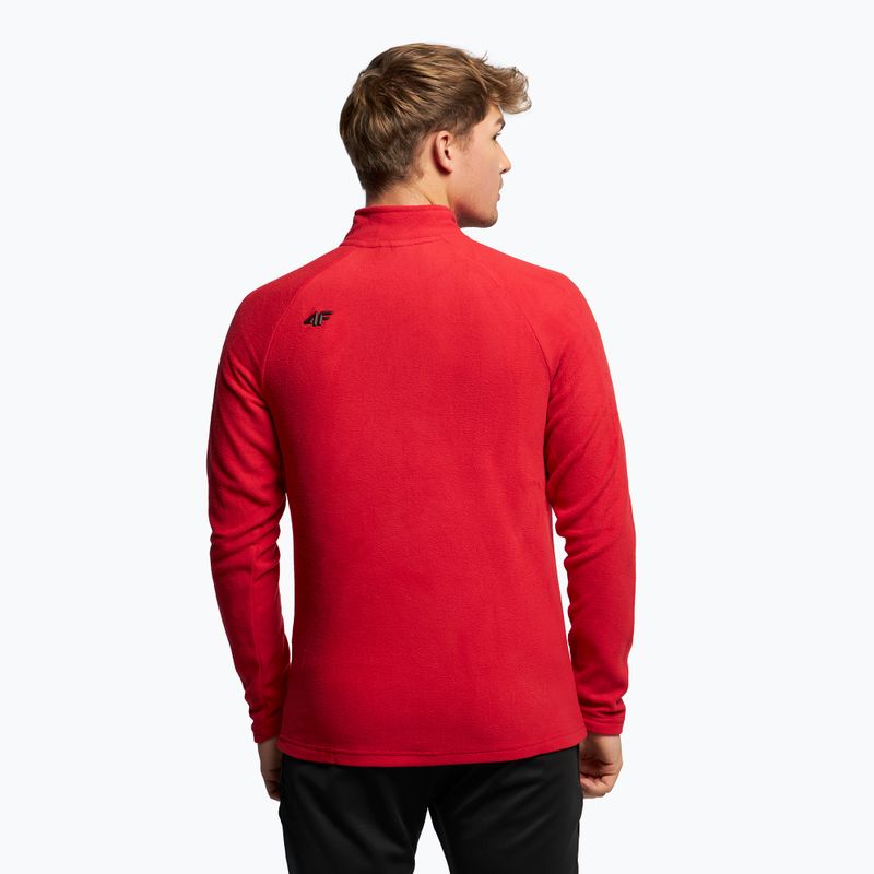 Herren 4F BIMP010 Fleece-Ski-Sweatshirt rot H4Z22-BIMP010 4