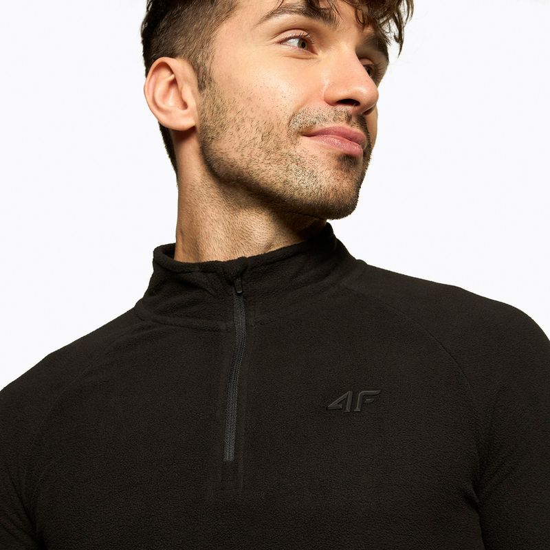 Herren 4F BIMP010 Fleece-Ski-Sweatshirt schwarz H4Z22-BIMP010 4