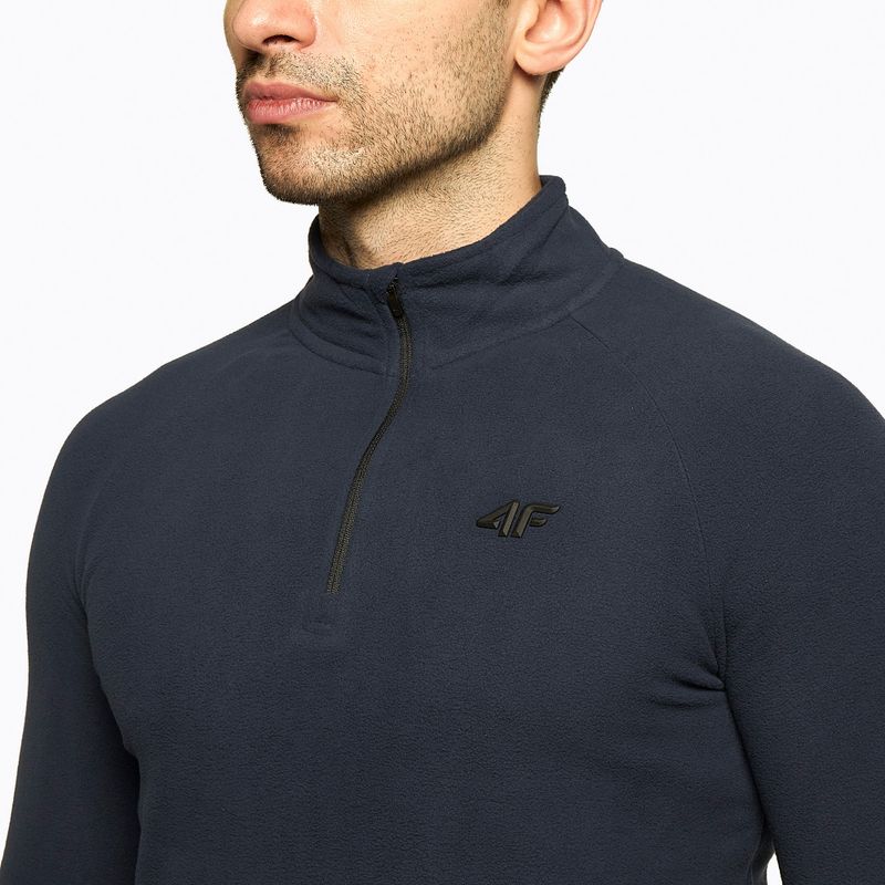 Herren 4F BIMP010 marineblaues Fleece-Ski-Sweatshirt H4Z22-BIMP010 4
