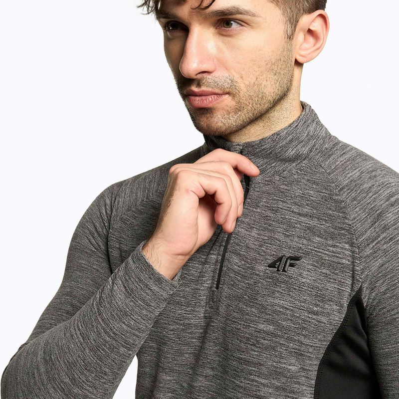 Herren-Ski-Sweatshirt 4F BIMP011 Fleece grau H4Z22-BIMP011 4