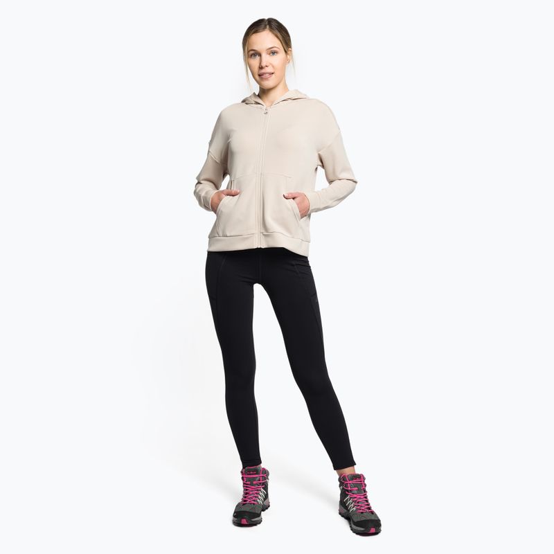 Damen Yoga-Sweatshirt 4F H4Z22-BLD041 beige 2