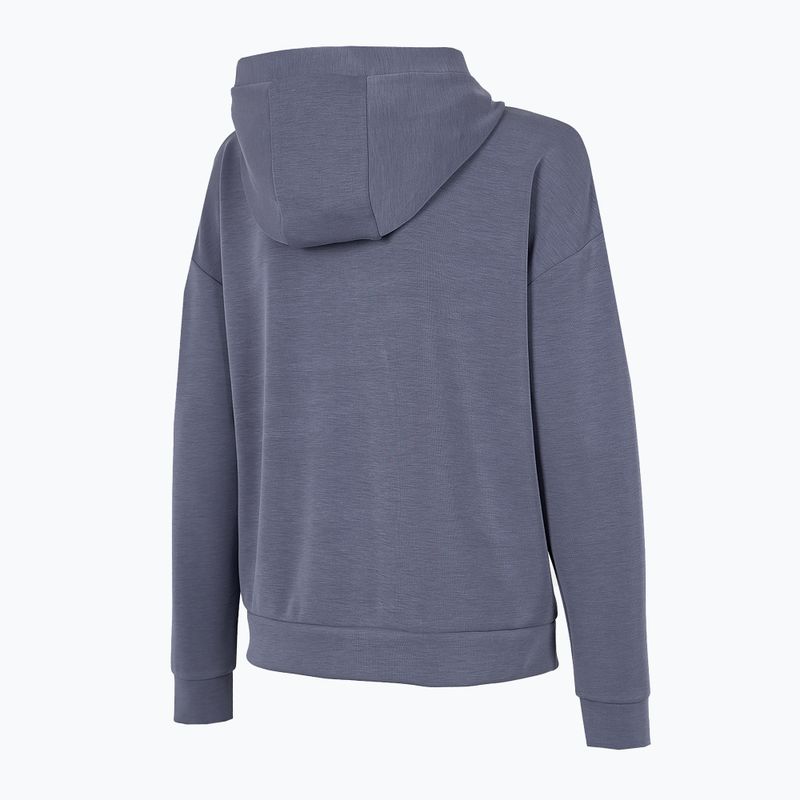 Damen Yoga-Sweatshirt 4F H4Z22-BLD041 blau 3