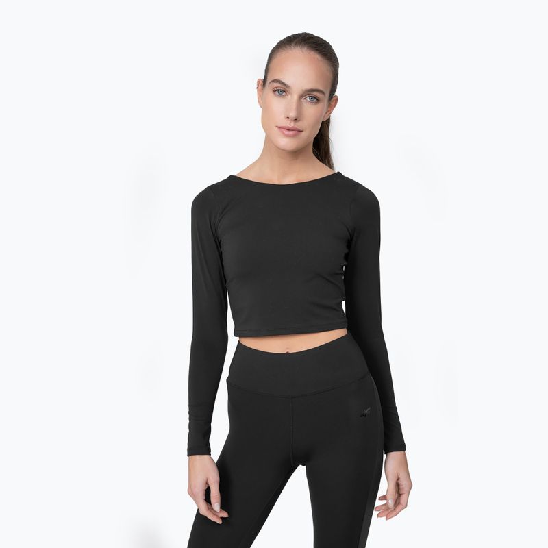 Damen Yoga-Top 4F H4Z22-TSDL019 schwarz