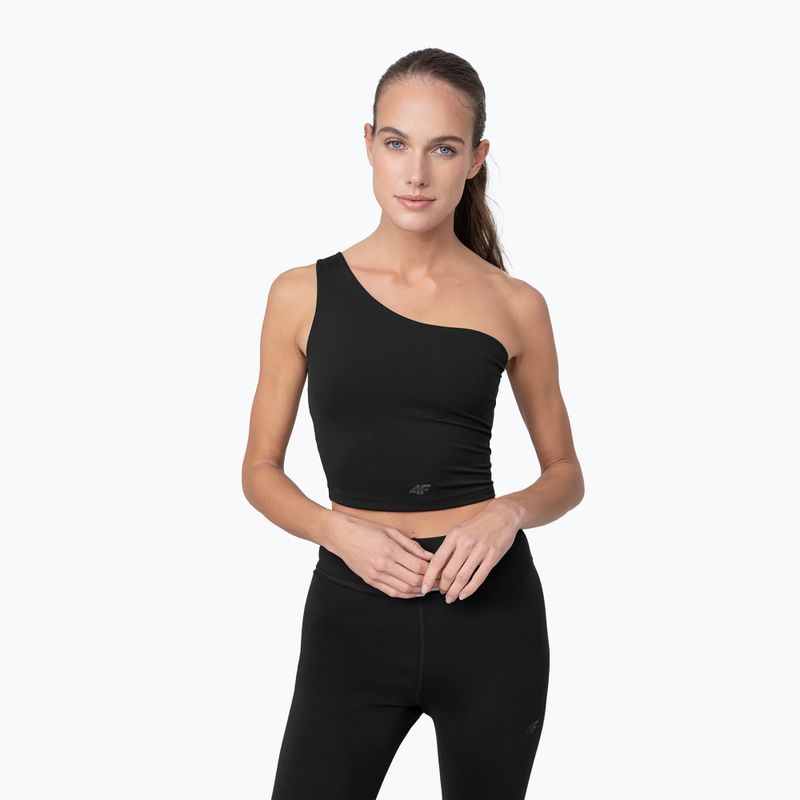 Damen Yoga-Top 4F H4Z22-TSD033 schwarz