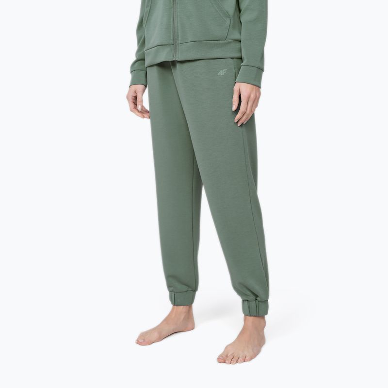 Damen Yoga-Hose 4F H4Z22-SPDD022 grün