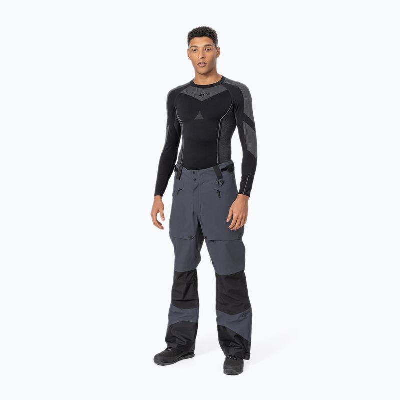 Herren 4F Snowboardhose dunkelgrau H4Z22-SPMS001 3