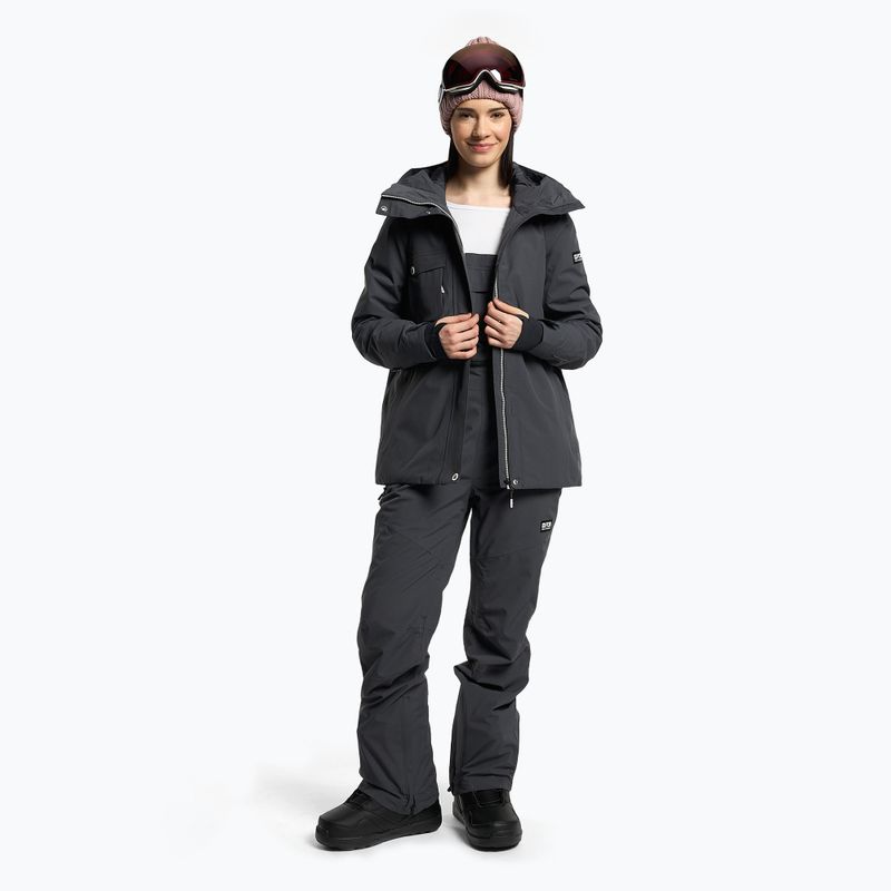 Damen Snowboardjacke 4F dunkelgrau H4Z22-KUDS001 2