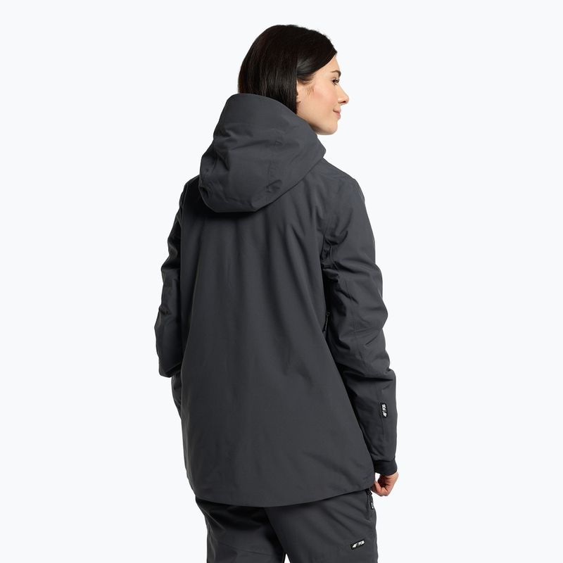 Damen Snowboardjacke 4F dunkelgrau H4Z22-KUDS001 3