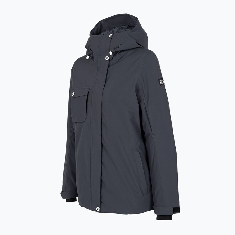 Damen Snowboardjacke 4F dunkelgrau H4Z22-KUDS001 8