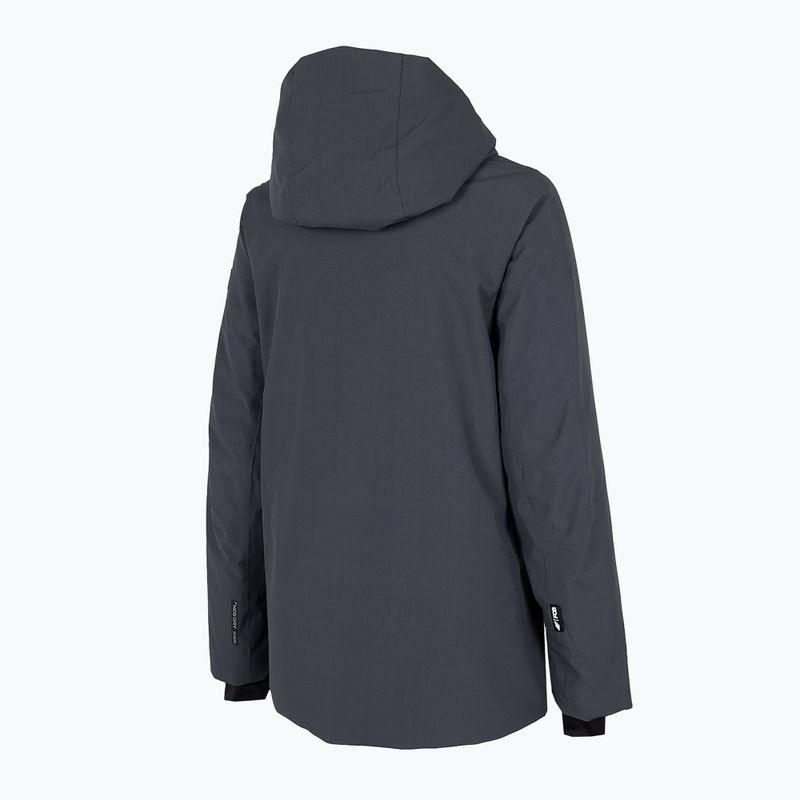 Damen Snowboardjacke 4F dunkelgrau H4Z22-KUDS001 9