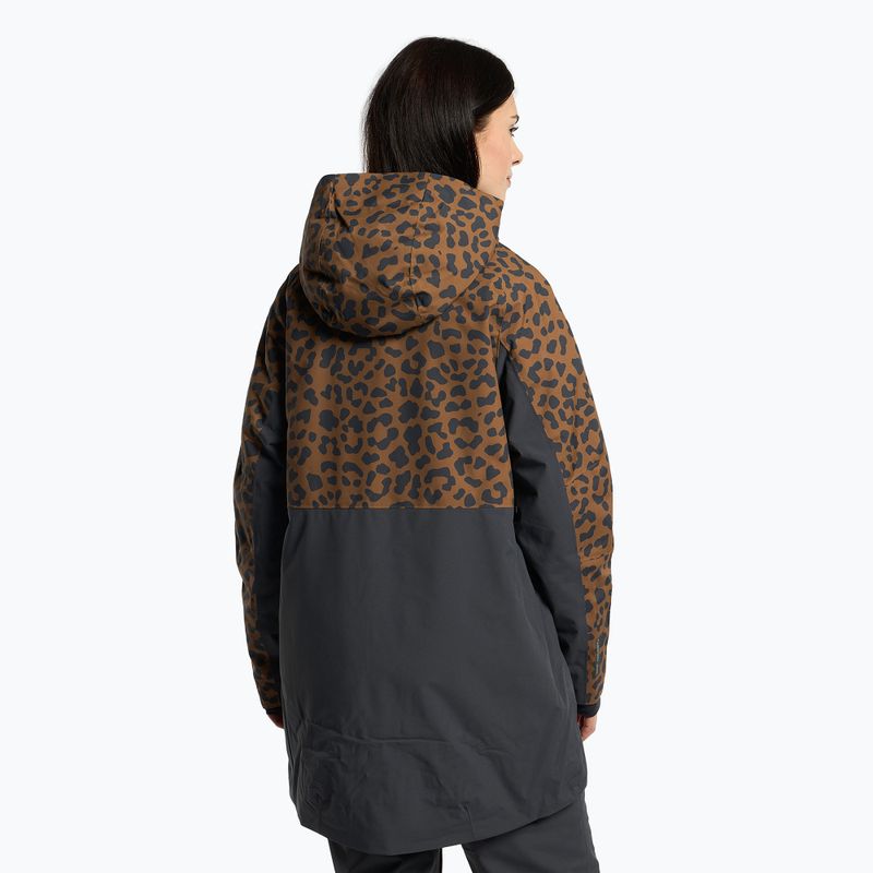 Damen Snowboardjacke 4F braun H4Z22-KUDS002 3