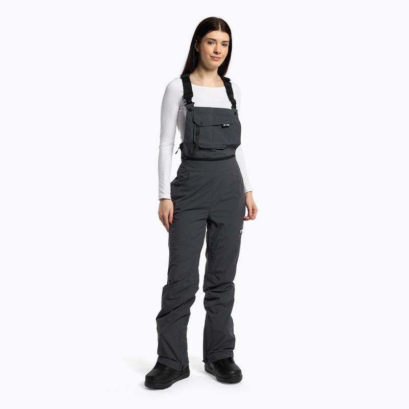 Damen-Snowboardhose 4F SPDS002 dunkelgrau H4Z22-SPDS002