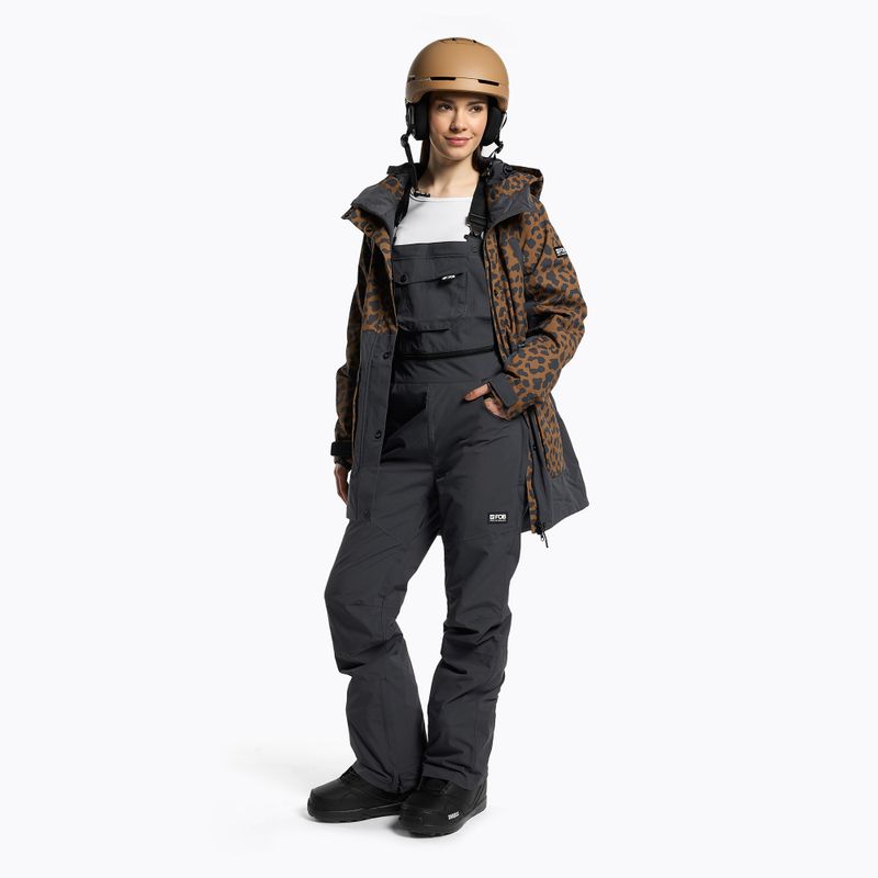 Damen-Snowboardhose 4F SPDS002 dunkelgrau H4Z22-SPDS002 2