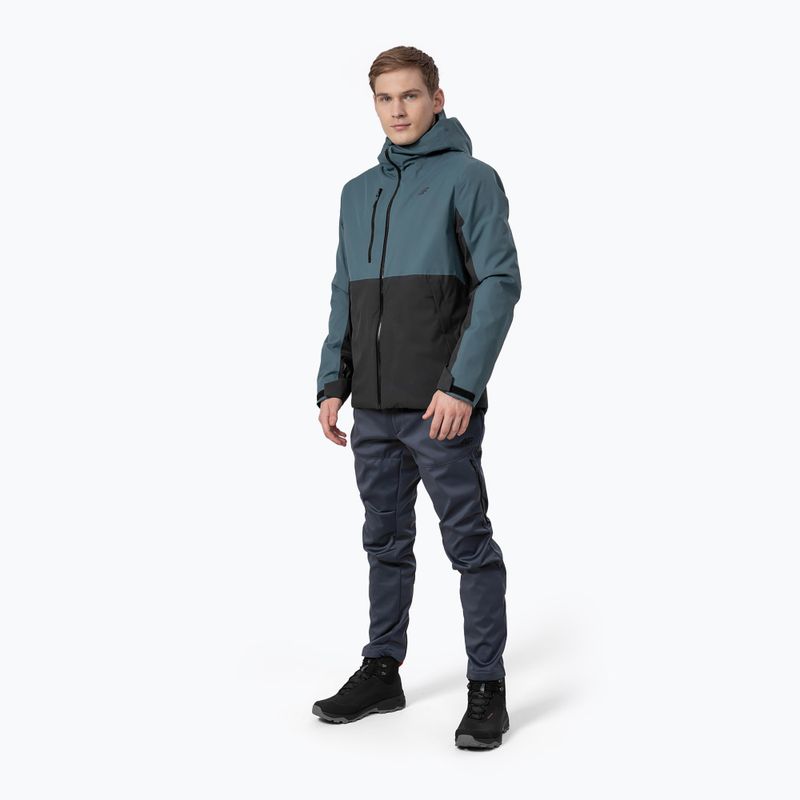 Herren 4F Regenjacke grün H4Z22-KUM060 2