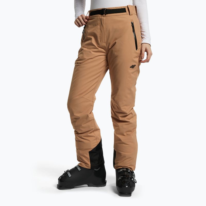 Damen-Skihose 4F SPDN006 braun H4Z22-SPDN006