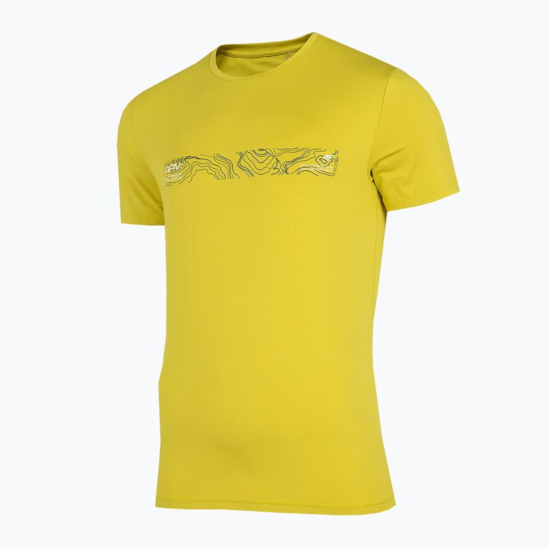 Herren 4F-Trekking-T-Shirt grün H4Z22-TSM019 3