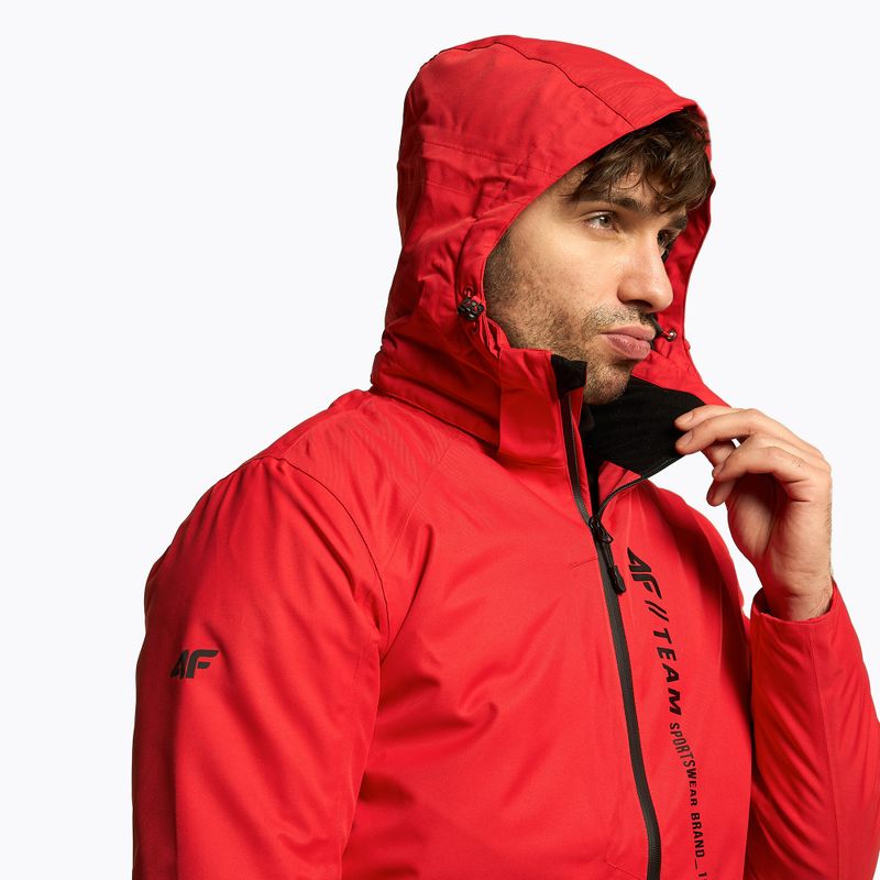 Herren 4F Skijacke rot H4Z22-KUMN003 4