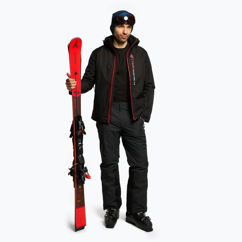 Herren 4F Skijacke schwarz H4Z22-KUMN003 2