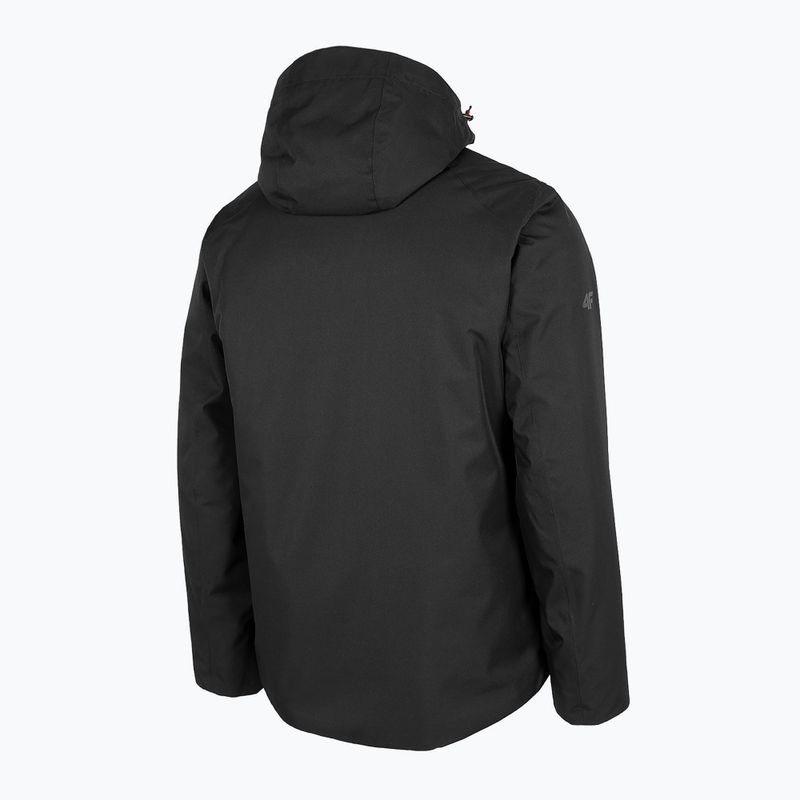 Herren 4F Skijacke schwarz H4Z22-KUMN003 8