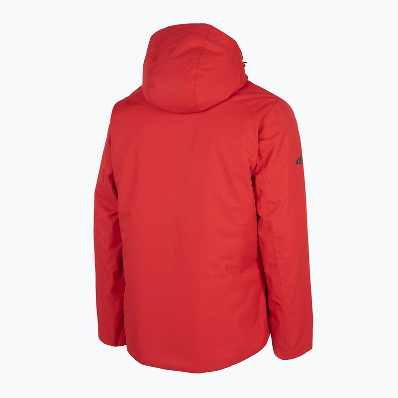 Herren 4F Skijacke rot H4Z22-KUMN003 8