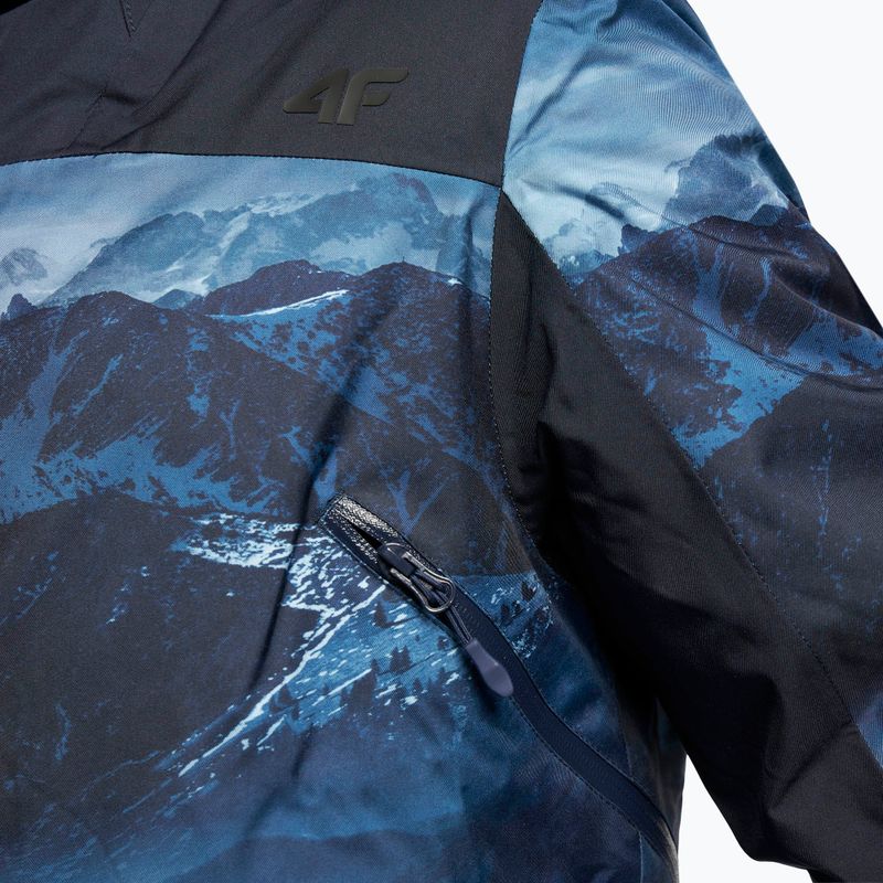 Herren 4F Skijacke navy blau H4Z22-KUMN006 7