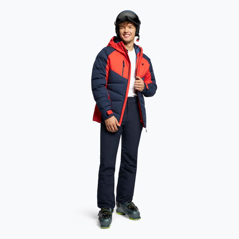 Herren 4F Skijacke rot und navy blau H4Z22-KUMN007 2