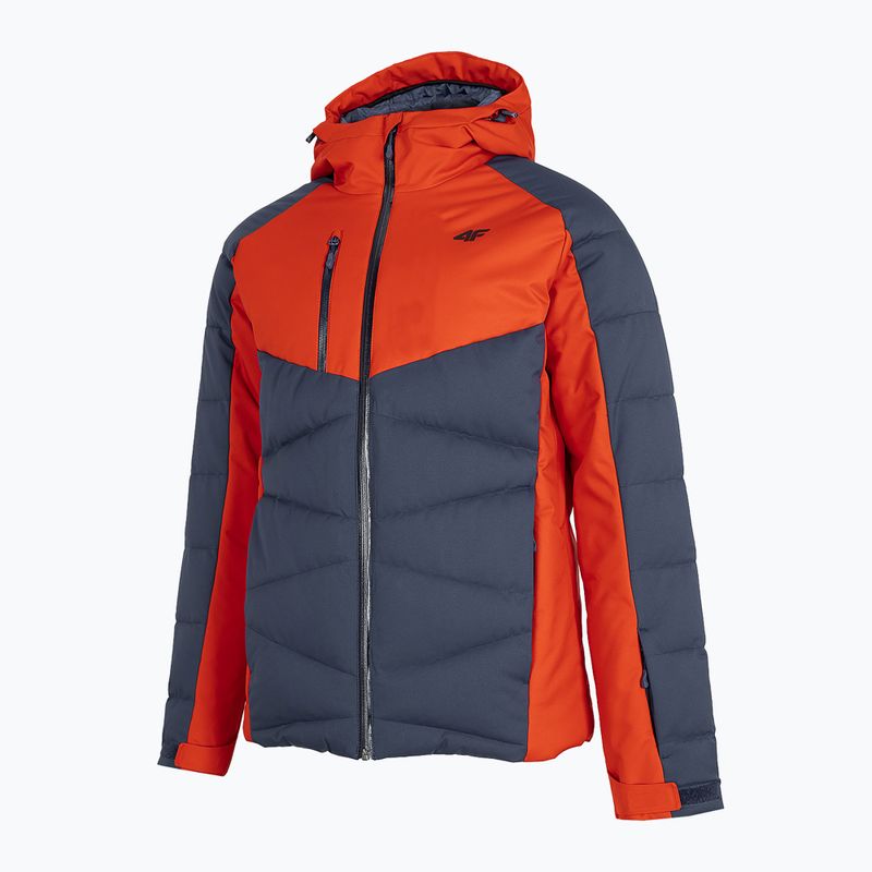 Herren 4F Skijacke rot und navy blau H4Z22-KUMN007 12