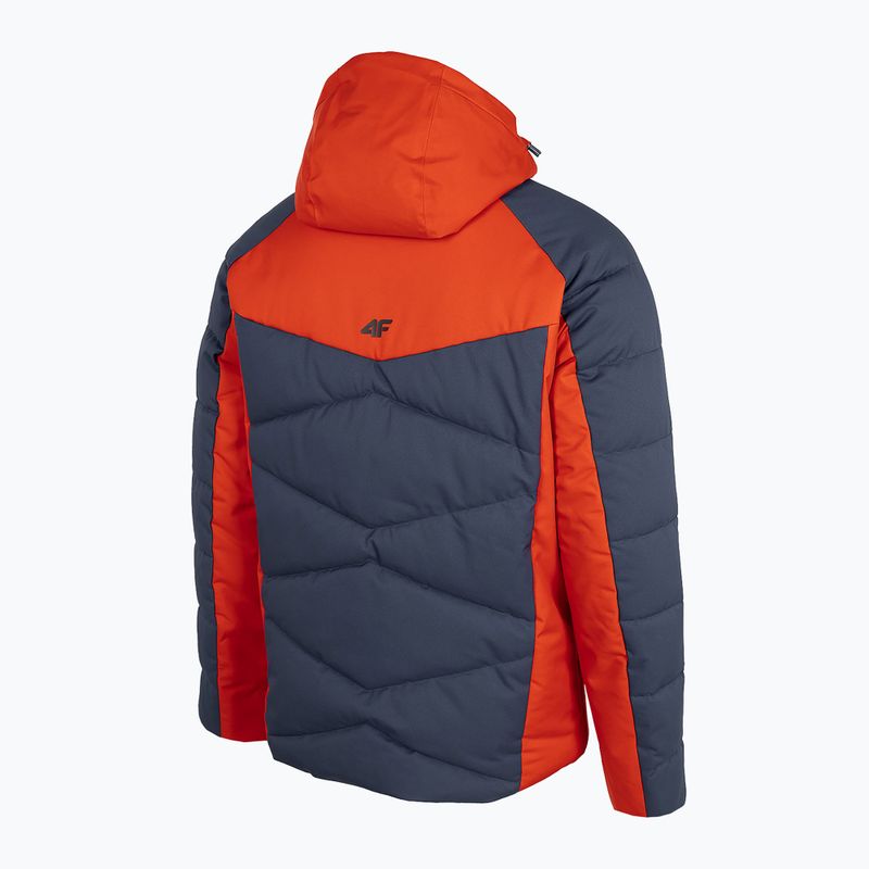 Herren 4F Skijacke rot und navy blau H4Z22-KUMN007 13