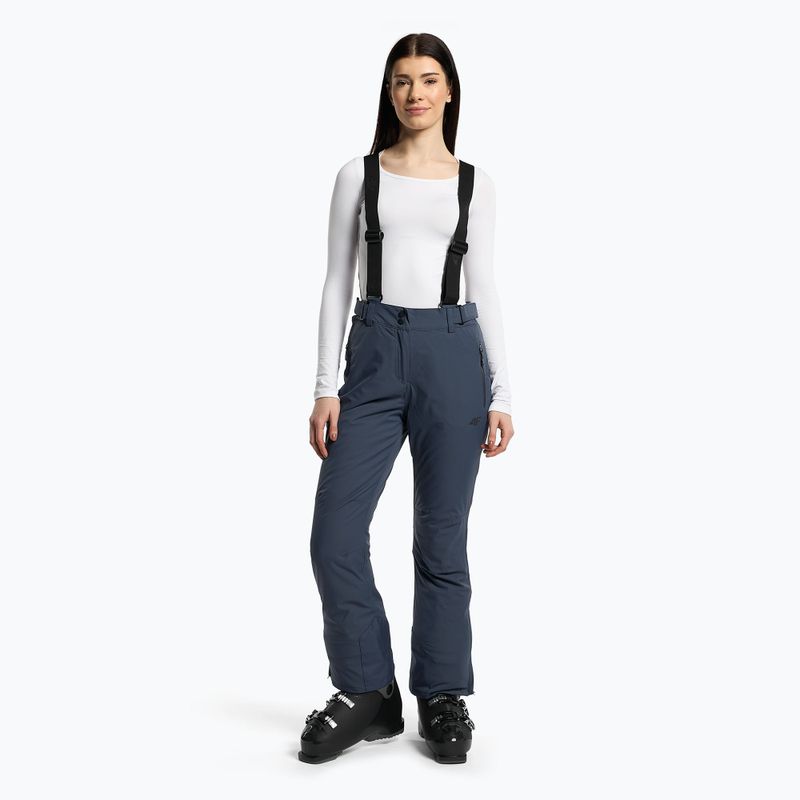 Damen-Skihose 4F SPDN001 blau H4Z22-SPDN001