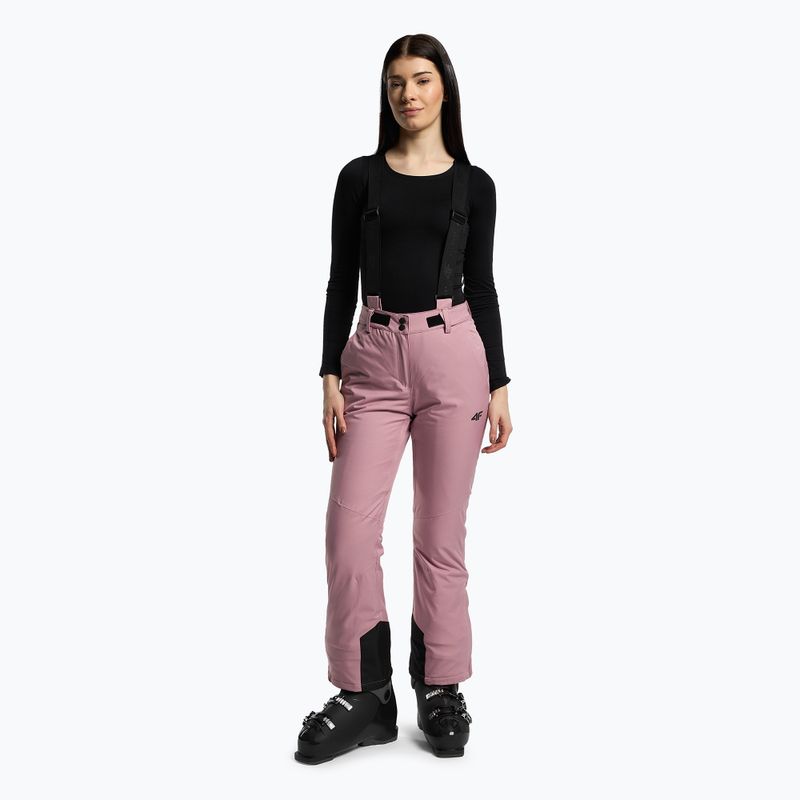 Damen-Skihose 4F SPDN002 rosa H4Z22-SPDN002