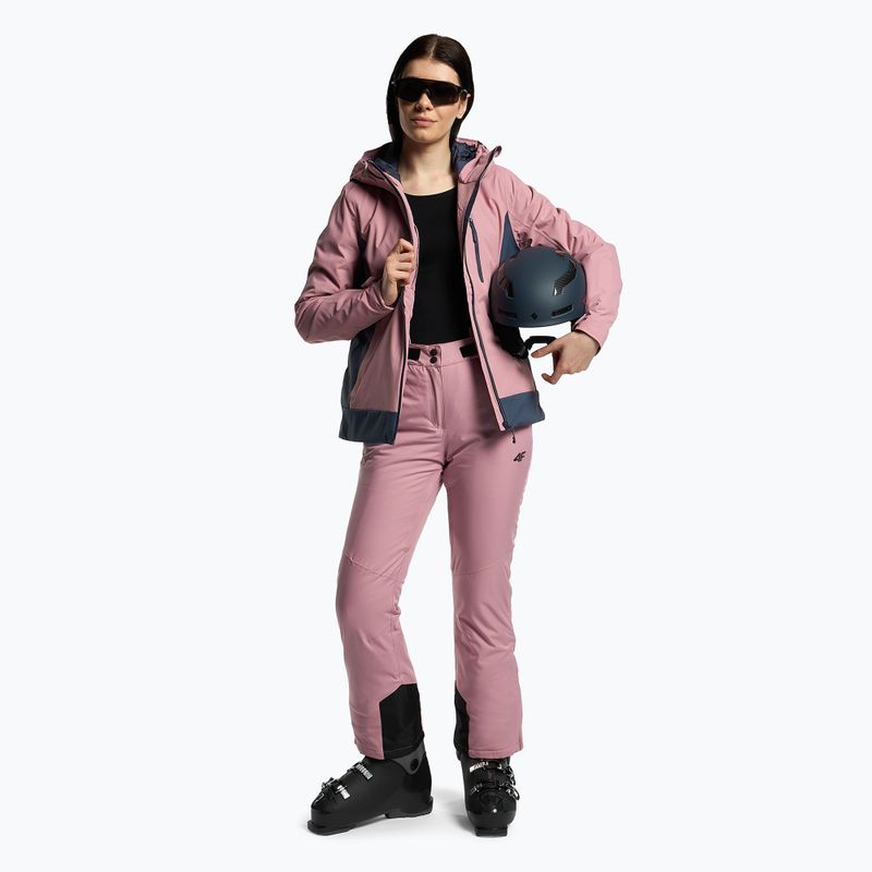 Damen-Skihose 4F SPDN002 rosa H4Z22-SPDN002 2