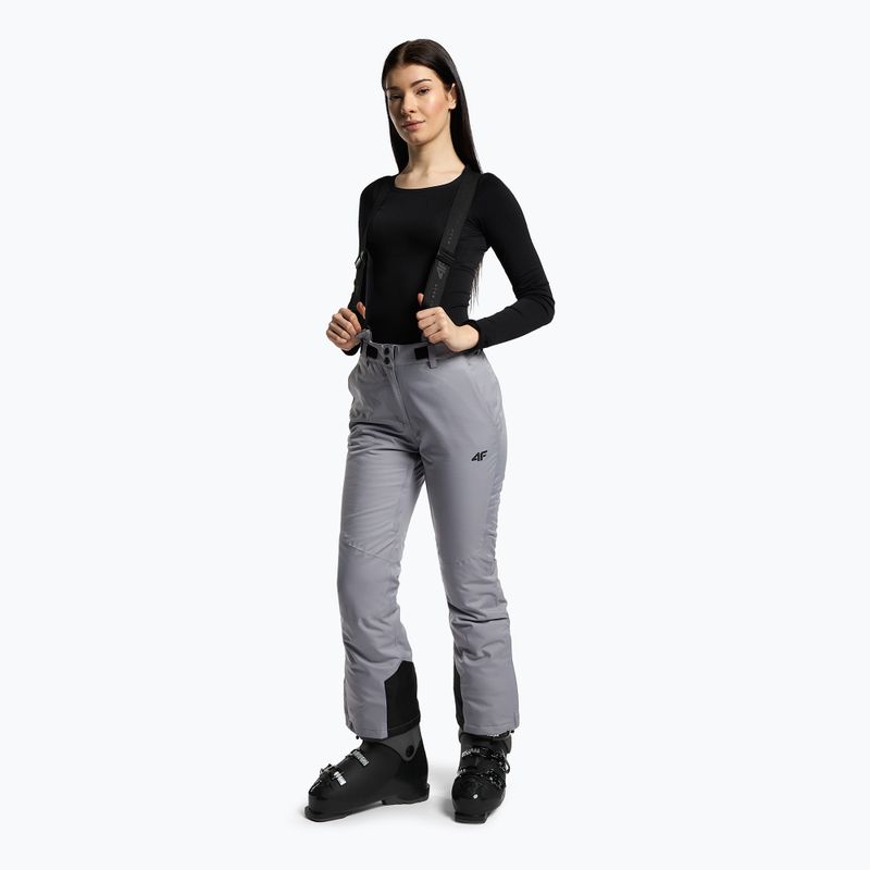 Damen-Skihose 4F SPDN002 grau H4Z22-SPDN002