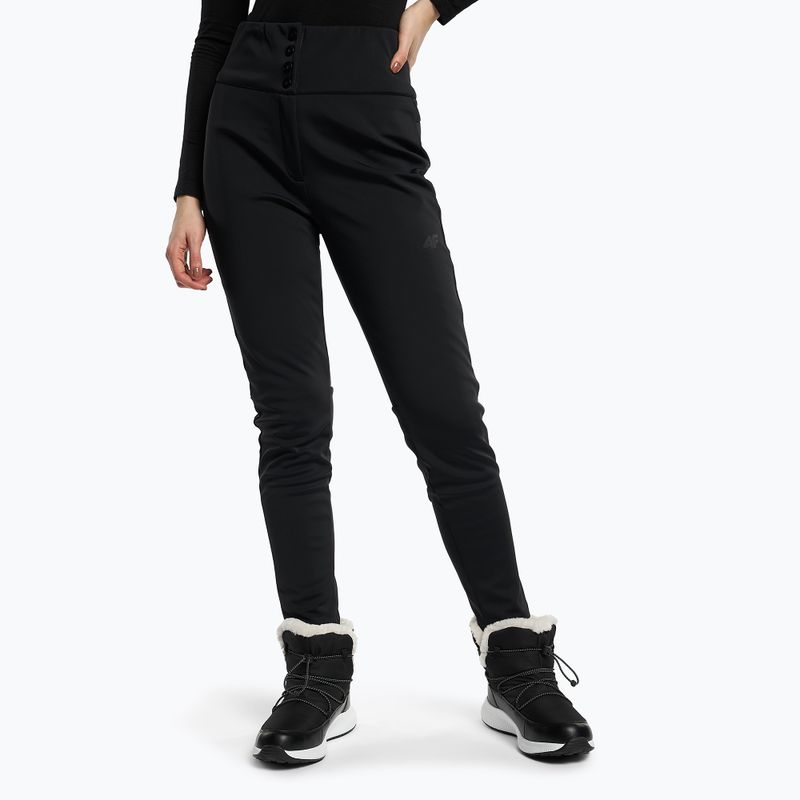 Damen-Skihose 4F SPDN003 schwarz H4Z22-SPDN003
