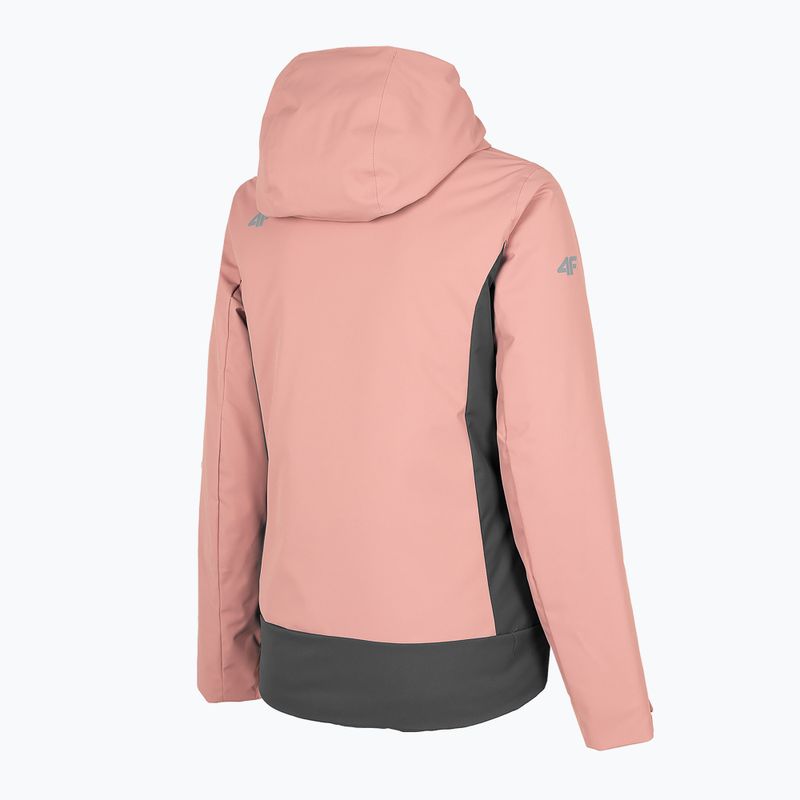 Damen-Skijacke 4F rosa H4Z22-KUDN002 8