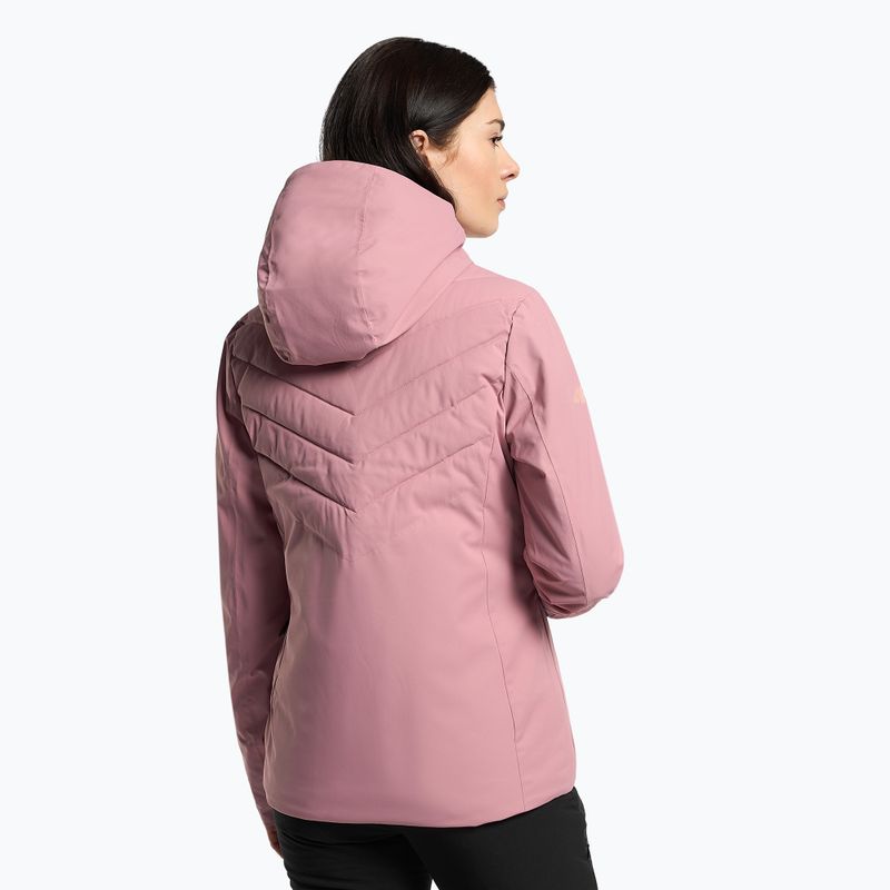 Damen-Skijacke 4F rosa H4Z22-KUDN003 3