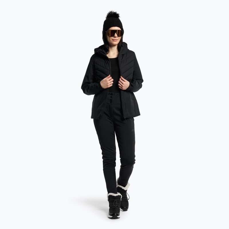 Damen Skijacke 4F schwarz H4Z22-KUDN003 2