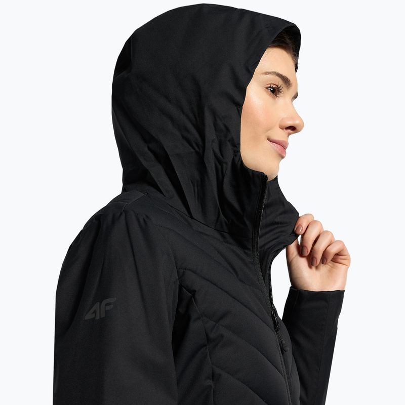 Damen Skijacke 4F schwarz H4Z22-KUDN003 4