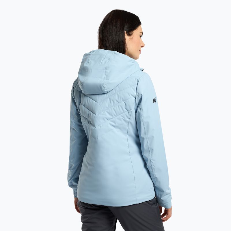 Damen-Skijacke 4F blau H4Z22-KUDN003 3