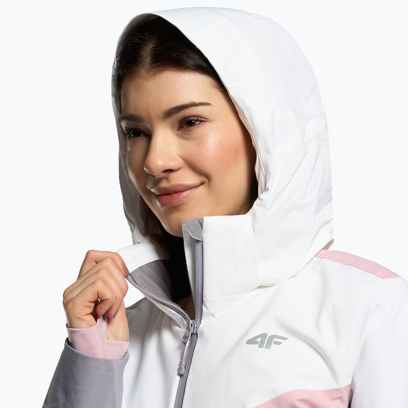 Damen-Skijacke 4F rosa-schwarz H4Z22-KUDN008 4